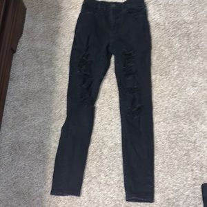 Black skinny jeans